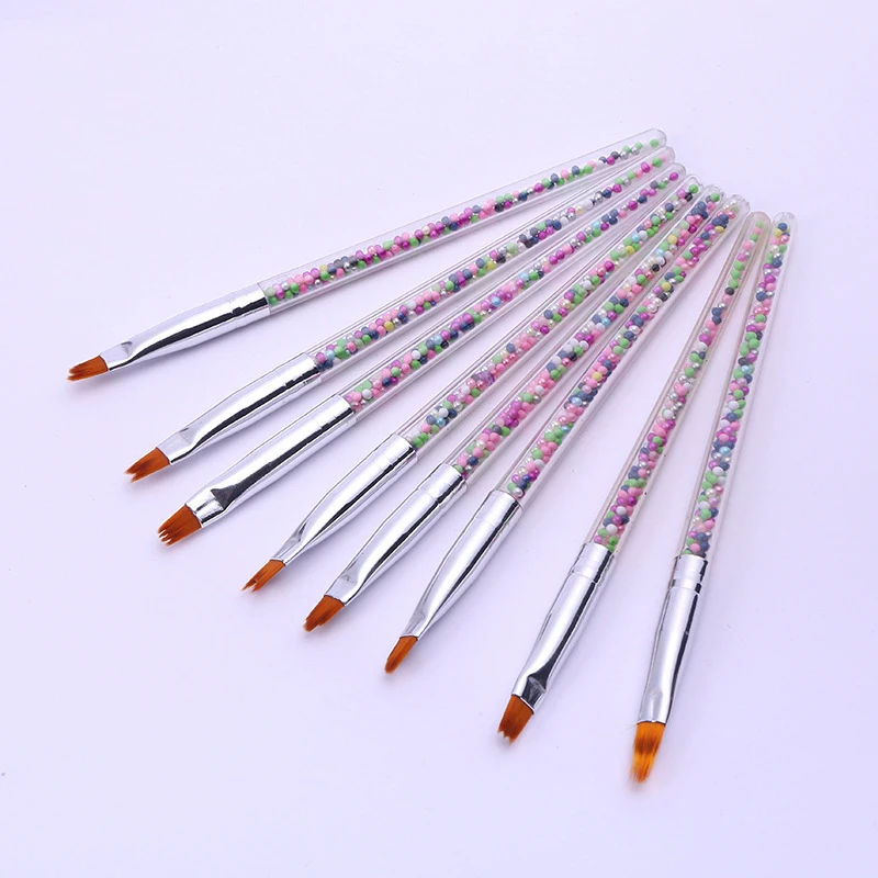 8 шт. дизайн ногтей градиент кисточки Живопись Рисунок УФ гель Ручка Маникюр