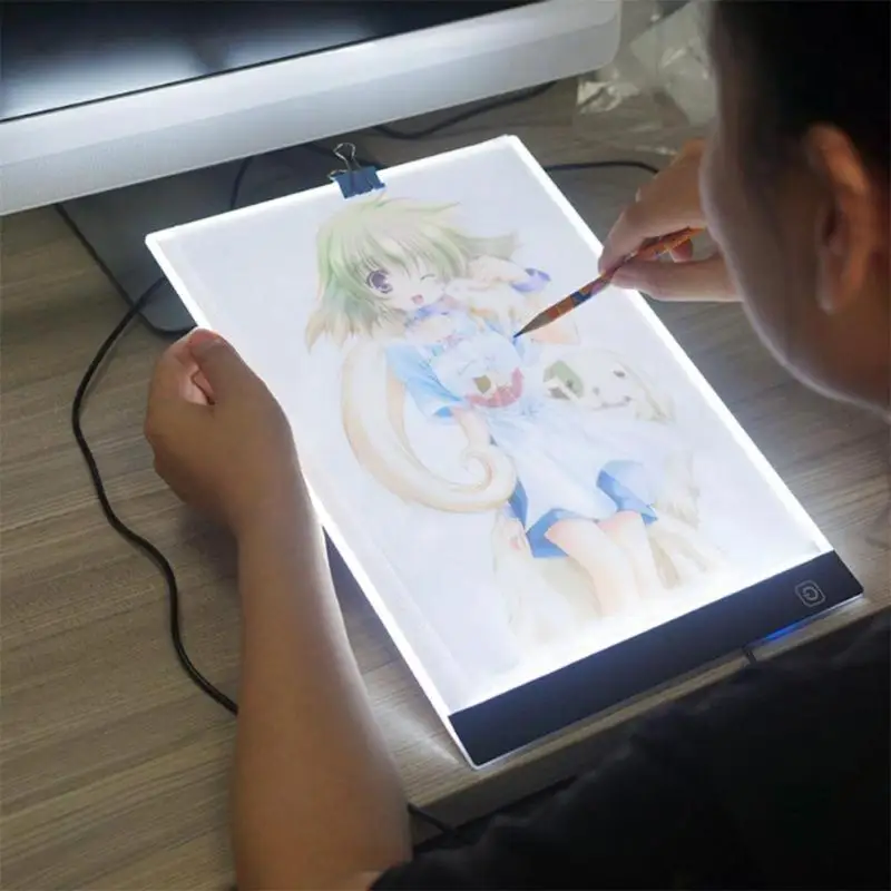 Графика Tablet A4 дети интеллектуальные живопись графика доска светодиодный свет