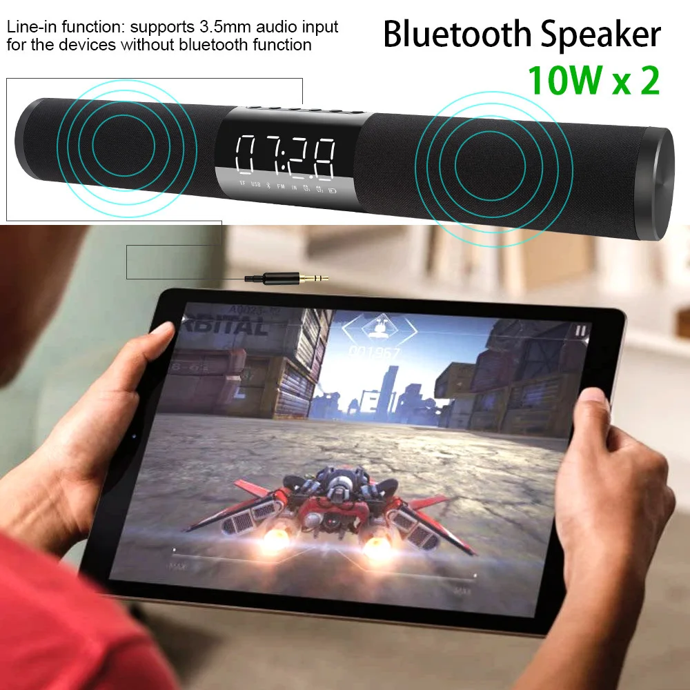 LP C18 домашний ТВ Саундбар Bluetooth динамик портативный беспроводной сабвуфер 3D