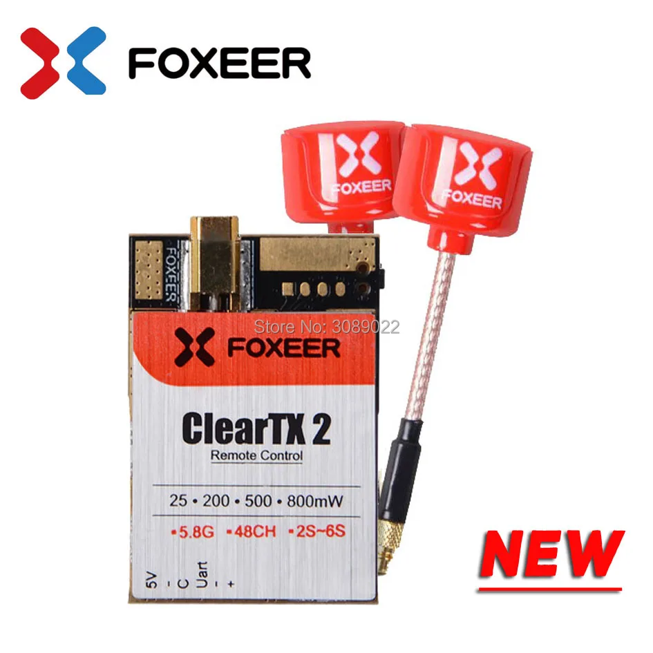 Профессиональная антенна FOXEER ClearTX 2 V2 5 8G 48 каналов 25/200/600 мВт 2S 6S переключаемый