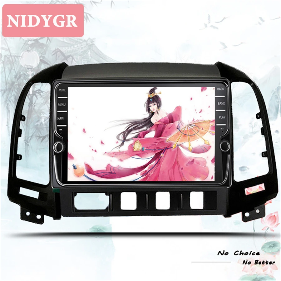 Автомобильный dvd плеер IPS android 10 0 для Hyundai Santa fe 2005 2006 2007 2008 2009 2011 12 автомобильное