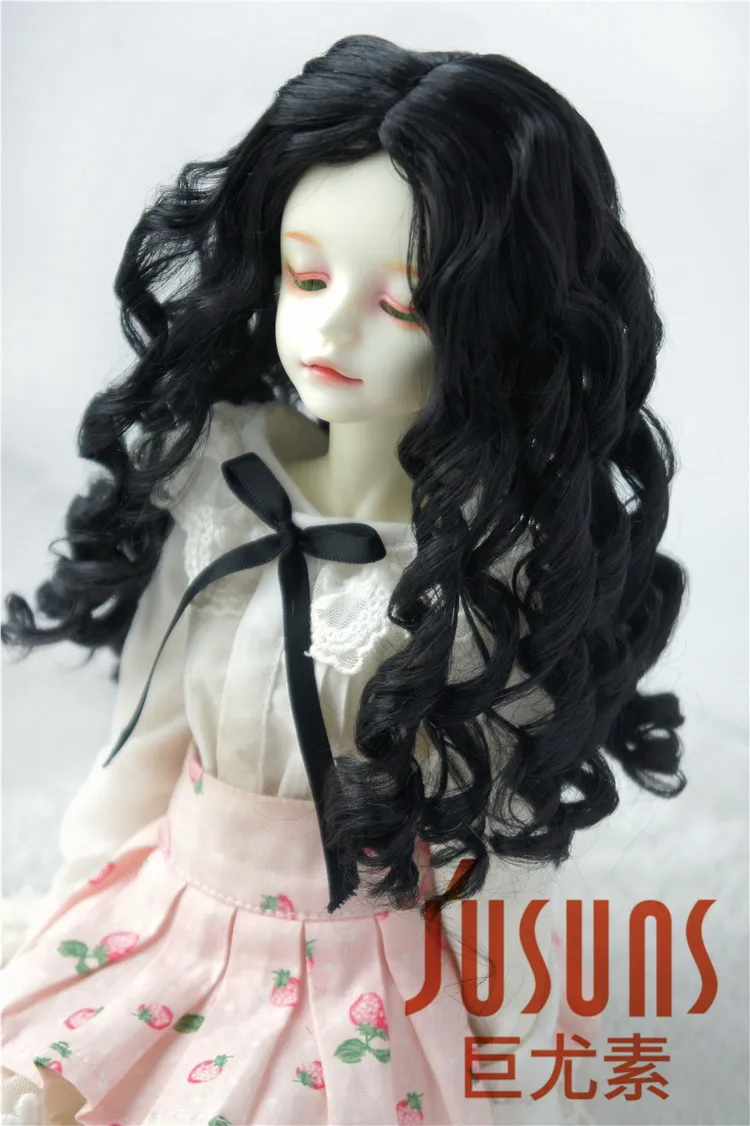 JD285 1/8 16 1/4 Мода длинная волна Нобелевская принцесса BJD парик Размер 5 6 дюймов 7 и 8