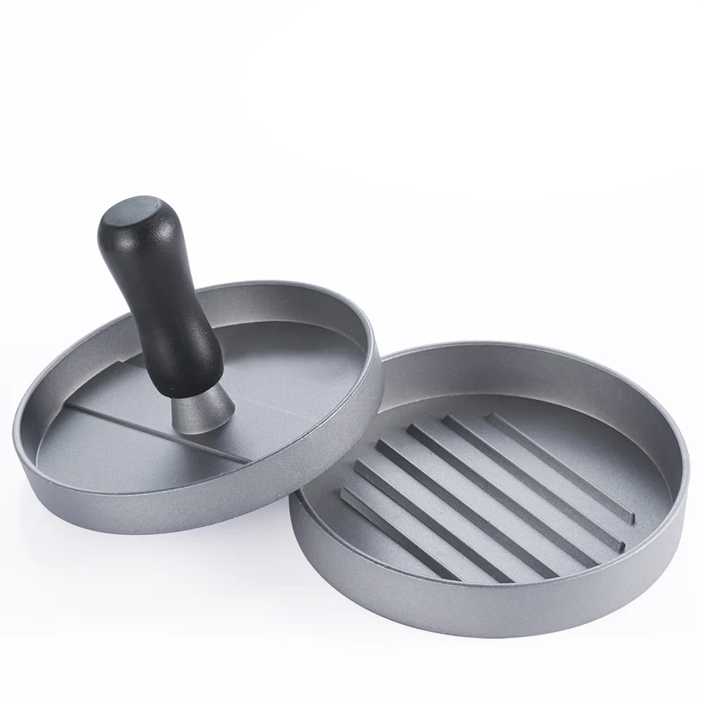 Круглая форма гамбургеров Пресс из алюминиевого сплава 11 см мясо для гриль