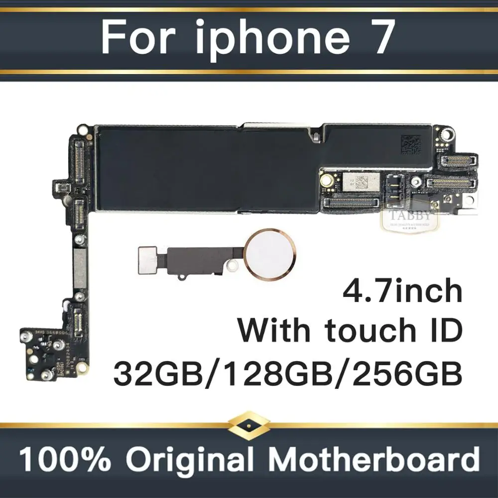 Оригинальная разблокированная материнская плата для iphone 7 с сенсорной
