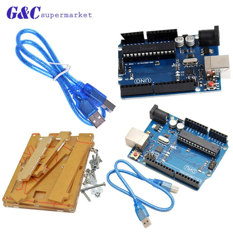 Для Arduino Uno R3 совместимый электронный ATmega328P микроконтроллер карты для