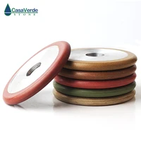 6pcsset dc rtgw 4 inch resin wet use grooving and grinding wheels 100mm thickness for flute grinding granite and marble