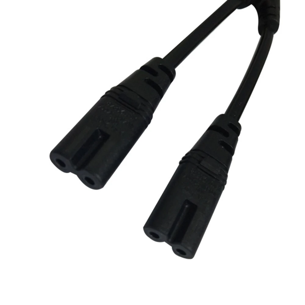 IEC320 C8 для 2X C7 Разделение Мощность шнур IEC цифра 8 Мужской вход в 2 женских выхода