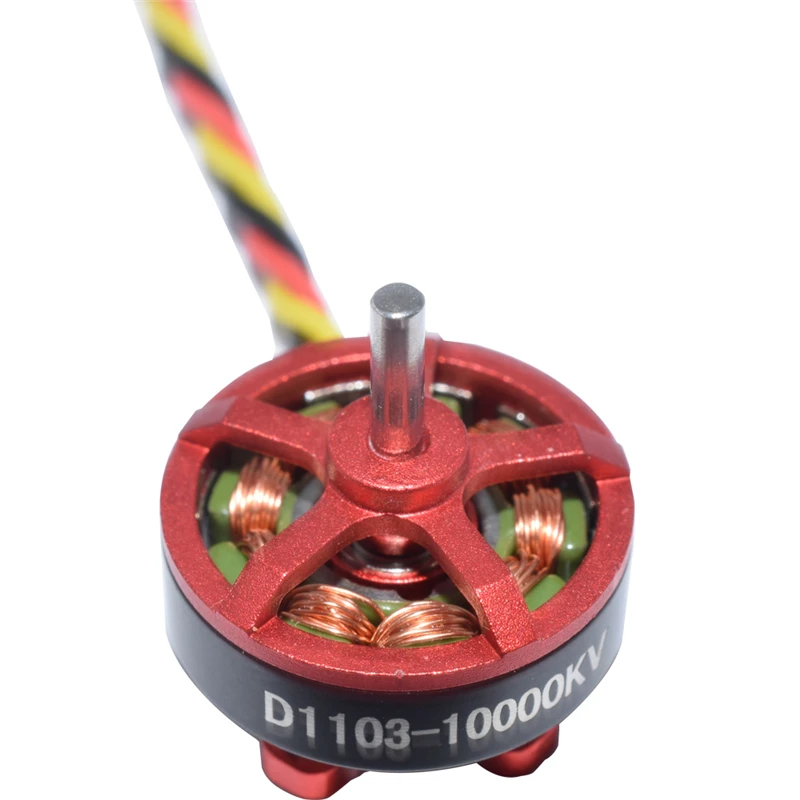 4 шт. бесщеточный двигатель RC D1103 1103 10000KV 1 3S для Whoop FPV Racing Drone модели Мультикоптер