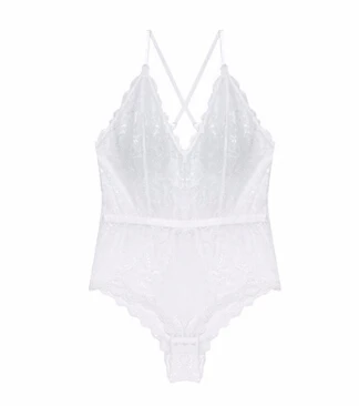 Новое Женское боди с цветочным кружевом сексуальное шикарное ночное белье на