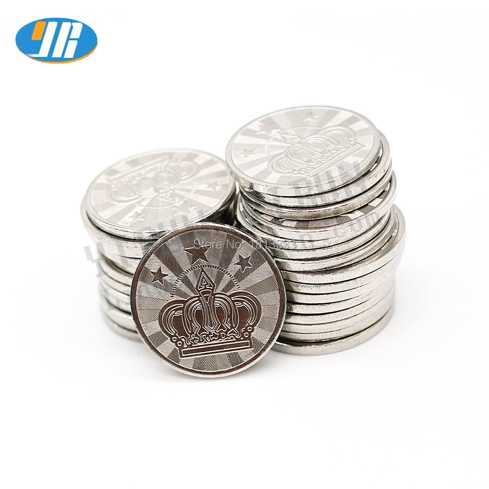 1000pcs 25*1.8mm Token Arcade Game Ctainless Steel Coin Instead Of Currency For Slot Crane Vending Machine | Спорт и развлечения