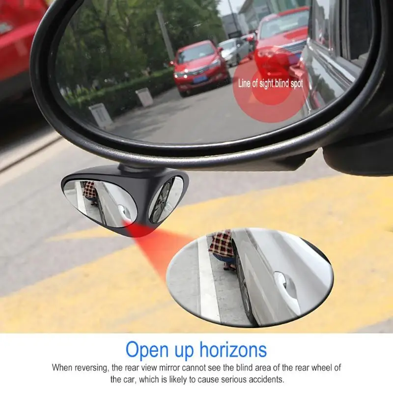 Автомобильное Зеркало VODOOL с поворотом на 360 градусов регулируемое двухстороннее