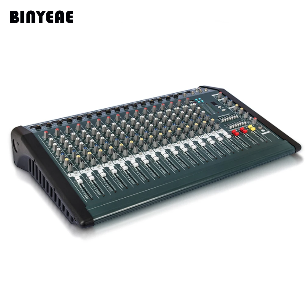 MX1606D 350 Вт x2 профессиональная аудио Мощность миксер машина 16 канальный Mezcladora де dj