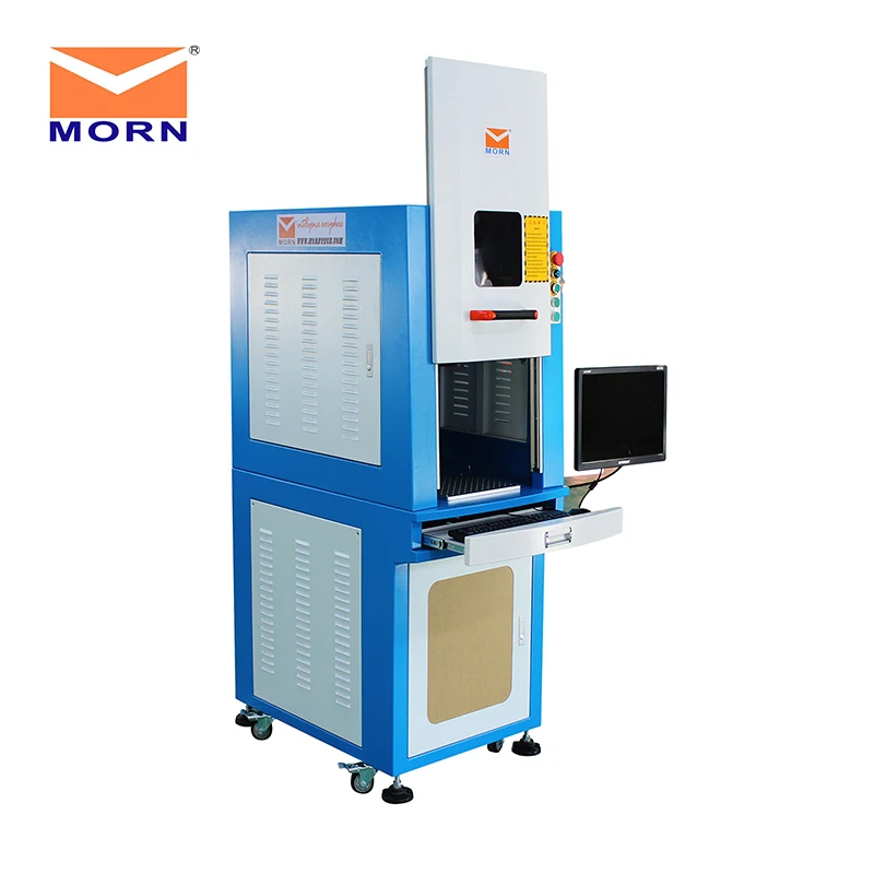 MORN Мини компактная Закрытая лазерная маркировочная машина CNC