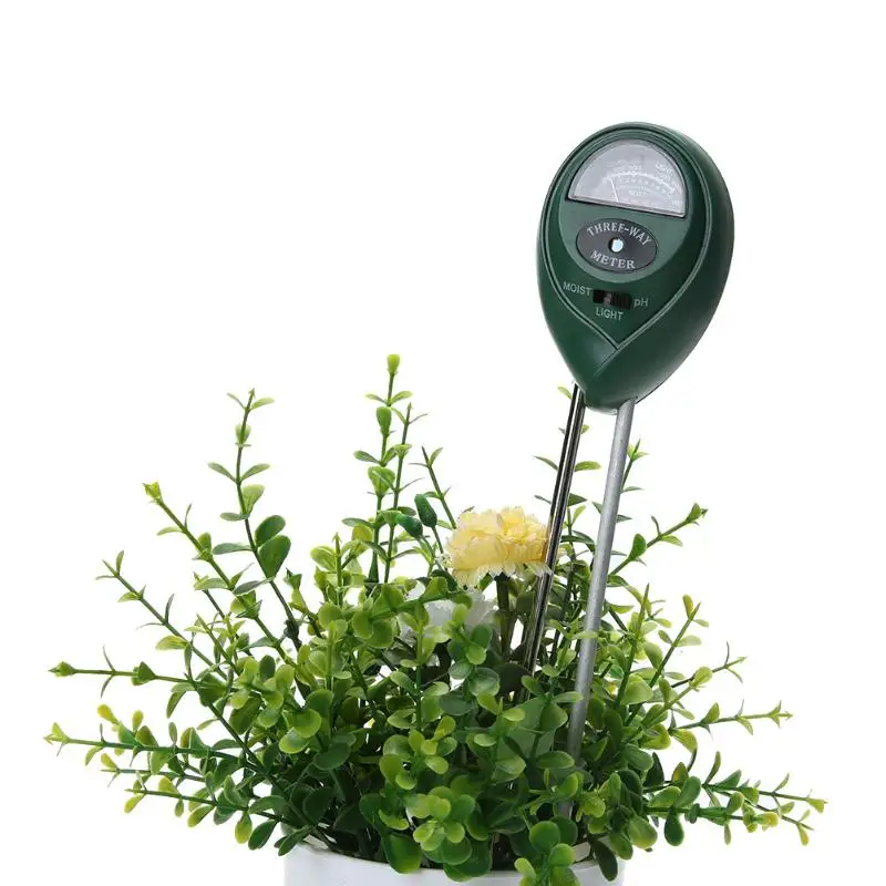 

3.5 - 8.0 PH 3 in 1 PH Meter ph Tester Soil Moisture Meter for Plants Crops Flowers Vegetable Hydroponics Soil Analyzer
