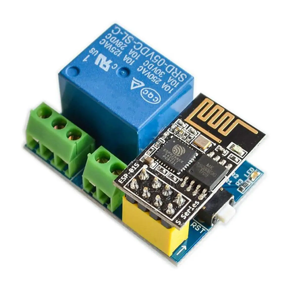 Топ ESP8266 ESP 01S 5 в WiFi релейный модуль вещи умный дом пульт дистанционного