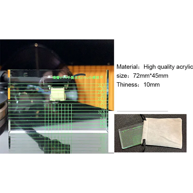 LP Azimuth Vinyl Records Ruler Level VTA balance of the Singing Arm High Quality Acrylic | Электроника