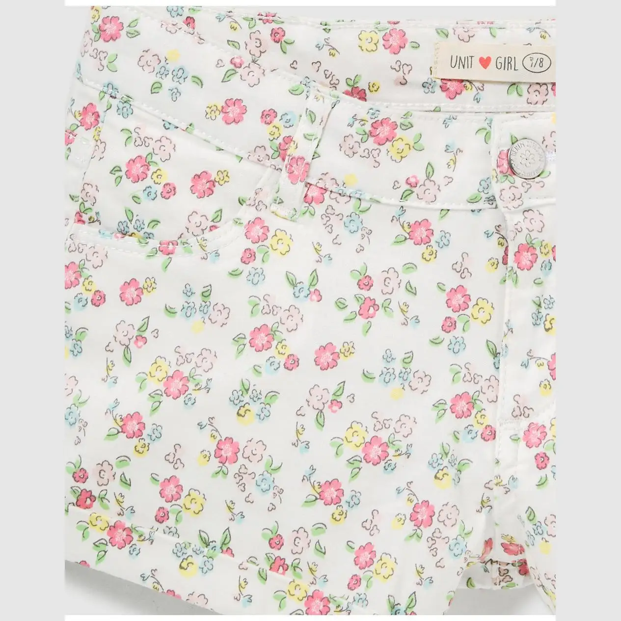 UNIT NINA SYNTHETIC PANTS SHORT FLOWERS|Шорты| |
