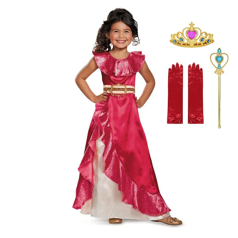 Платье для девочки Елена Приключения фантазия детская одежда лето принцесса