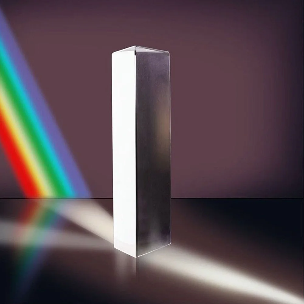 Стеклянная треугольная Тройная призма для фотосъемки обучающая физика