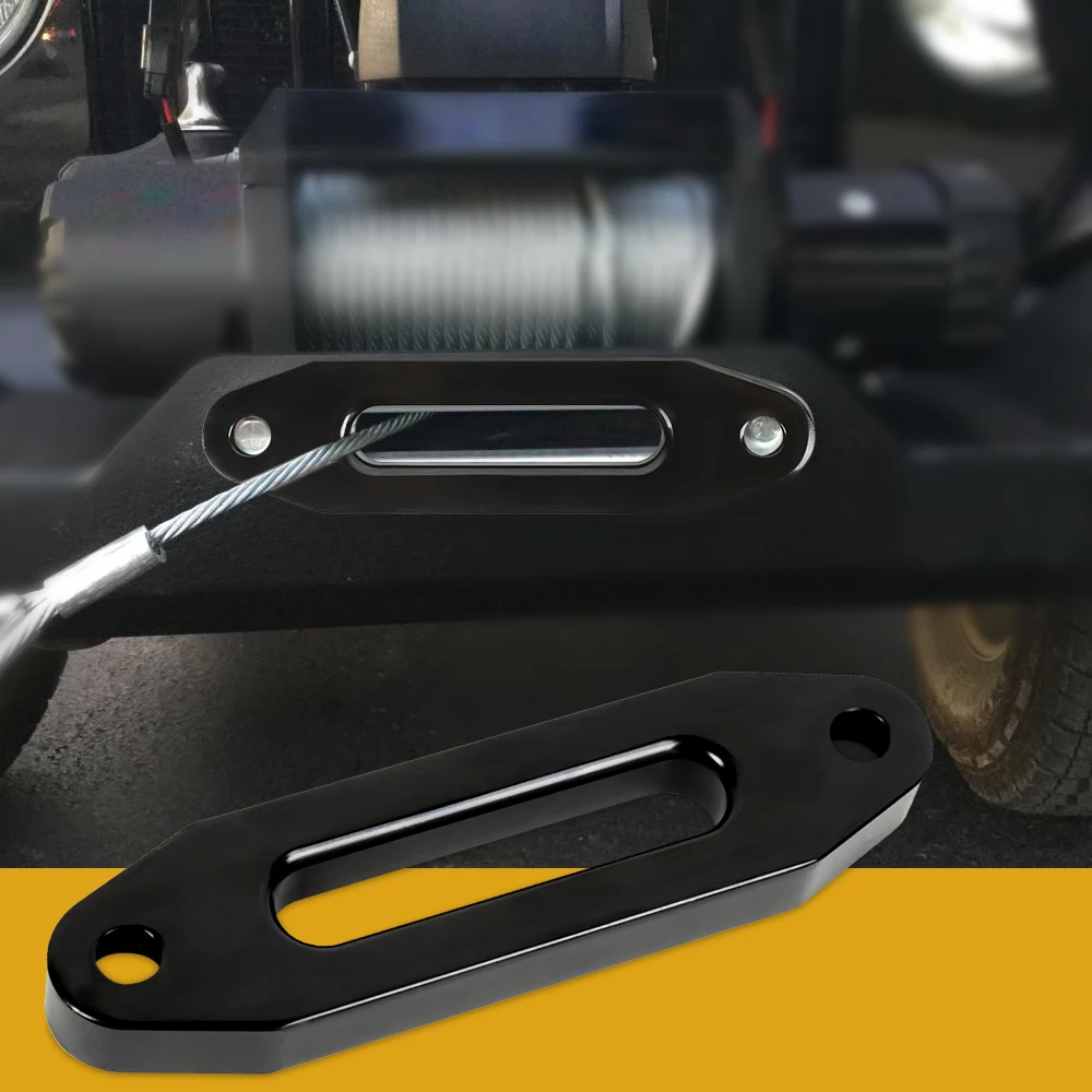 Оригинальный 4000lbs синтетический трос лебедки SUV ATV UTV алюминий Hawse Fairlead для 12 мм