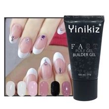Yinikiz желе поли гель 30 г продлить маникюр ногтей Гель лак для Лаки