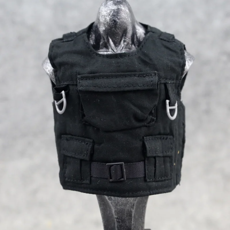 1 * пуленепробиваемый жилет 1/6 масштабная модель черный тактический бронежилет