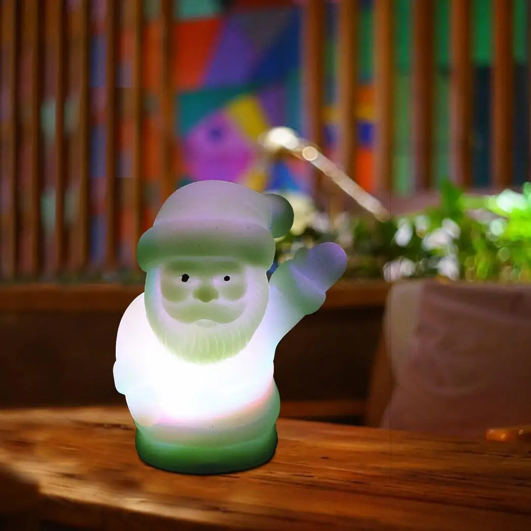 Случайный ночные вечерние декор дома светодиодный Клаус Детские игрушки