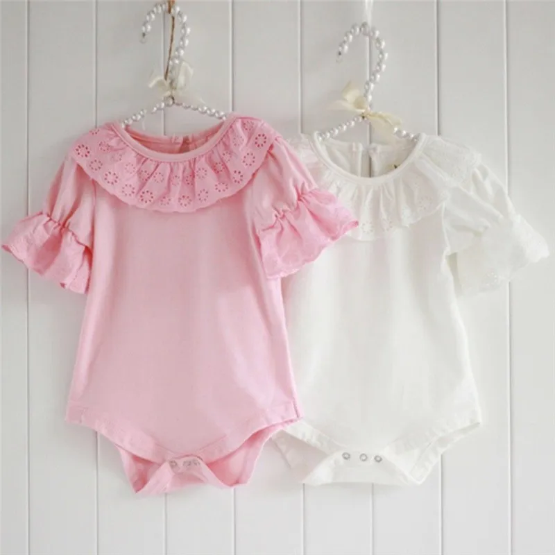 2019 Newborn Toddler Baby Girls Sleeveless Girl Lace Bodysuit Romper Jumpsuit Outfit Clothes | Детская одежда и обувь