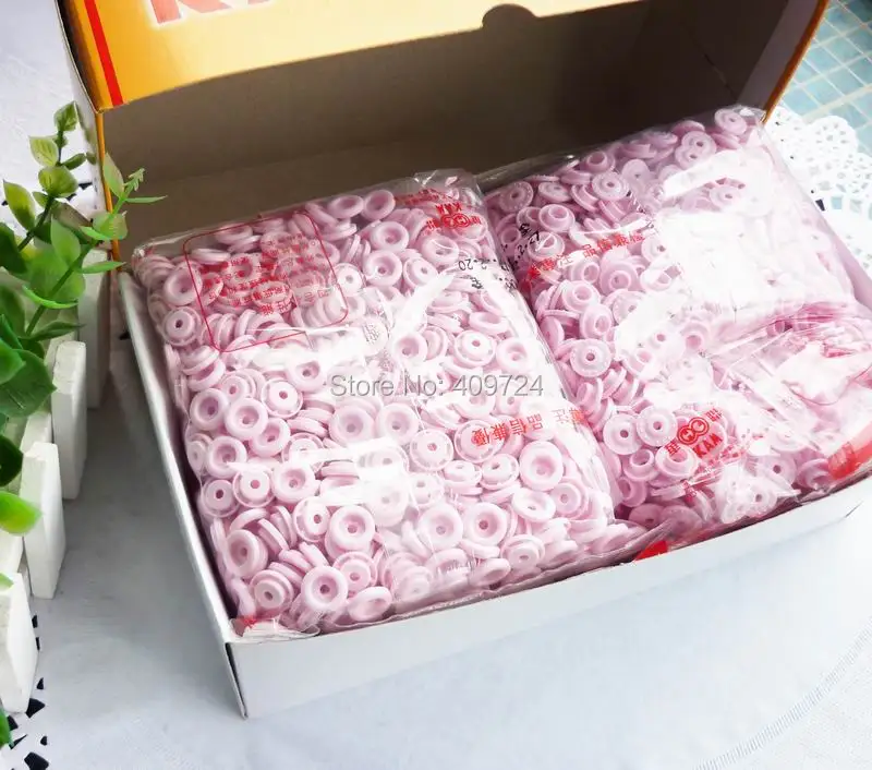 &quot2000 sets&quot60 Colors KAM 12mm Round Plastic Snap Fasteners Press Buttons Eco-friendly Resin Button Glossy T5 | Дом и сад