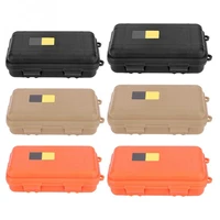 outdoor survival box edc waterproof shockproof safety survive case portable plastic sealed tool box dry storage container box