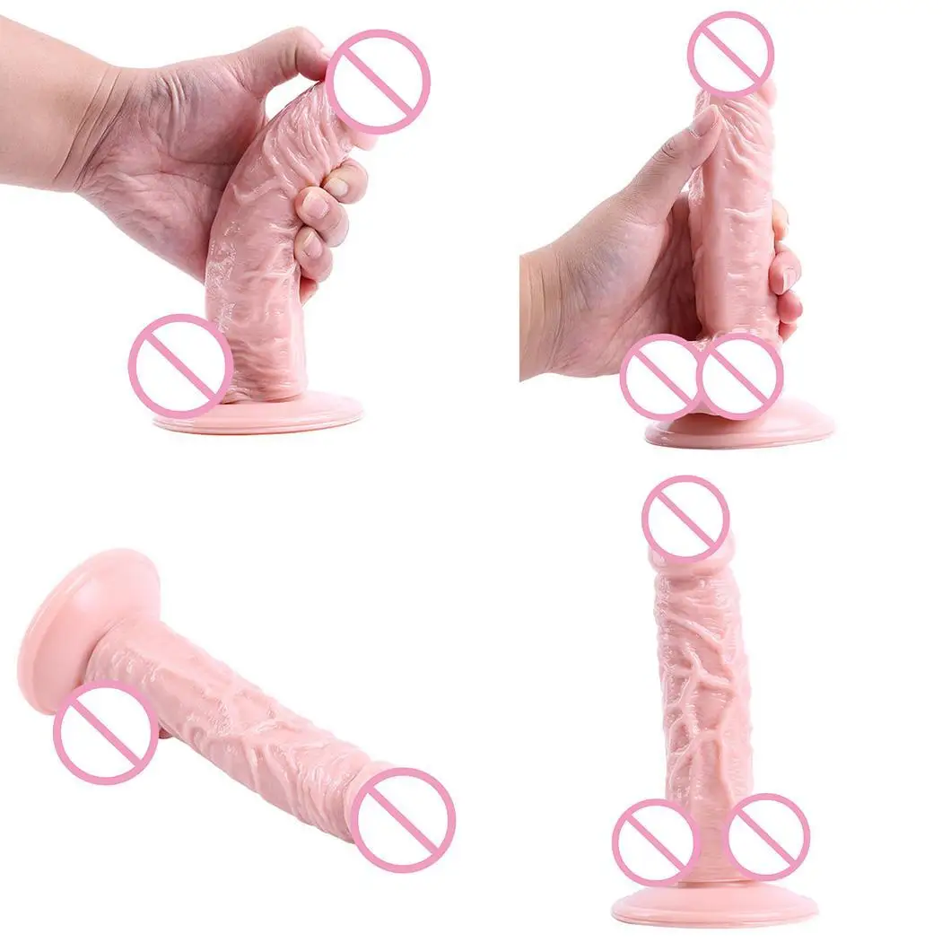 LI BO Dildo for Women Medical Silicone Big Realistic Strong Suction Cup Sex Toys Woman G Spot Clitoris Stimulator | Красота и
