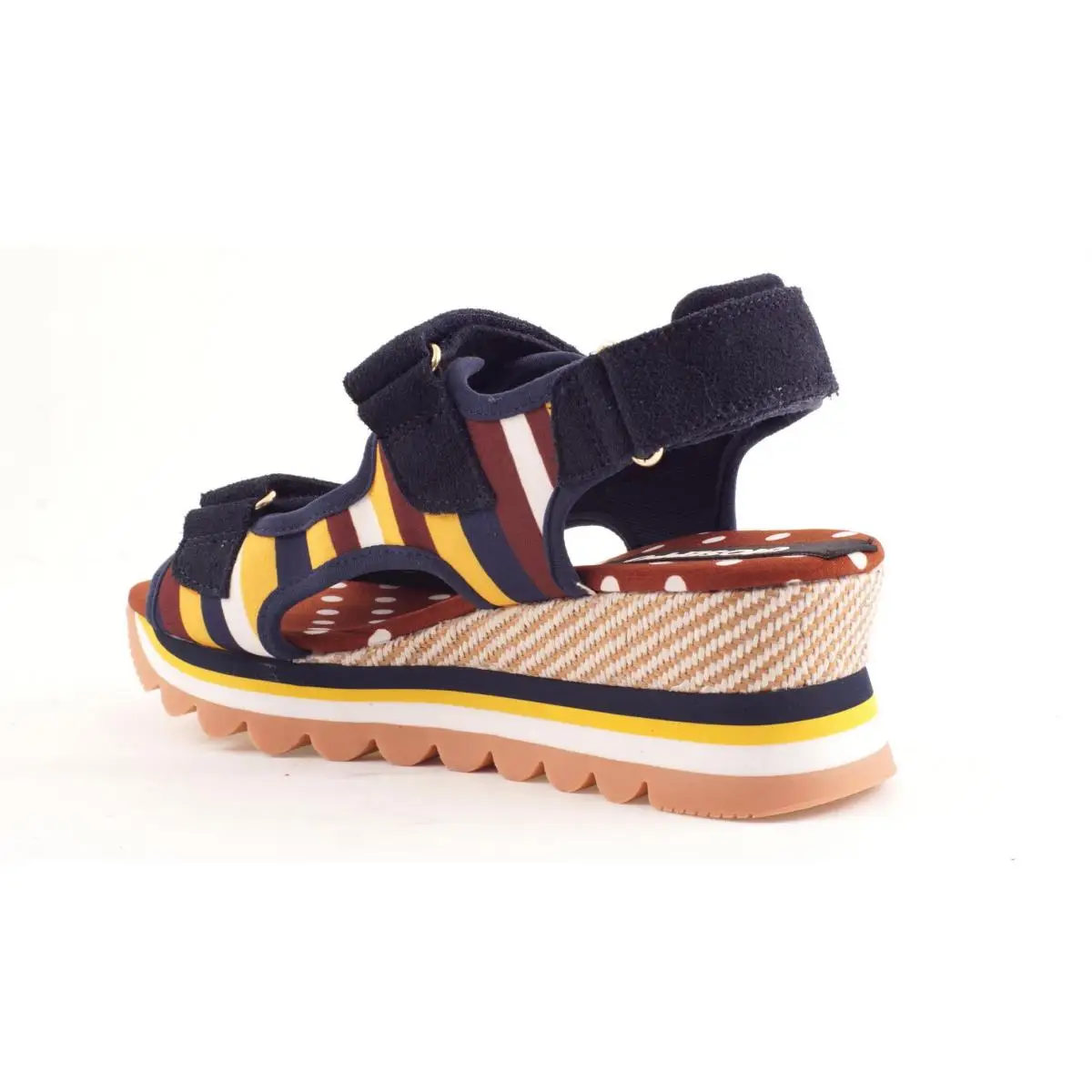 GIOSEPPO WOMAN TEXTILE SANDALS CUNA VILAINE 76575 47660 желтый|Боссоножки и сандалии| |