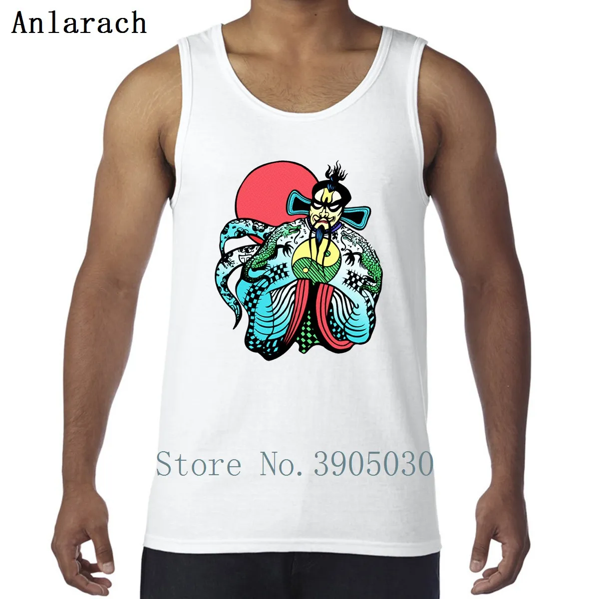 Big Trouble Little China Jack Fu Manchu Vests Spring 100% Cotton Cute Creative Tank Top Men Graphic Sportswear Funny Singlet | Мужская