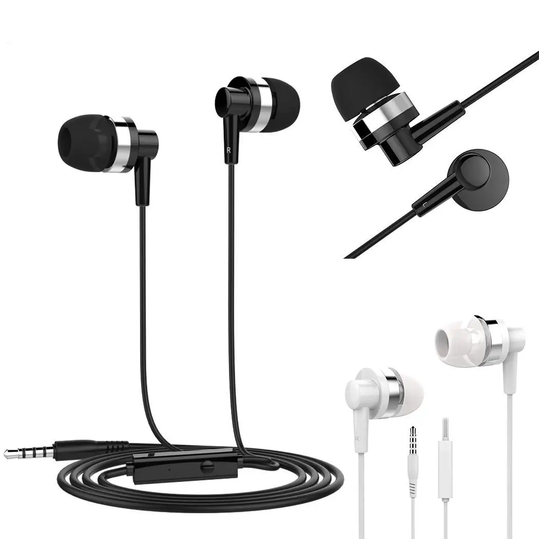 Нет мм 3 5 черные наушники 20 кГц 3215 с динамическим микрофоном 983dB In-Earphones белый