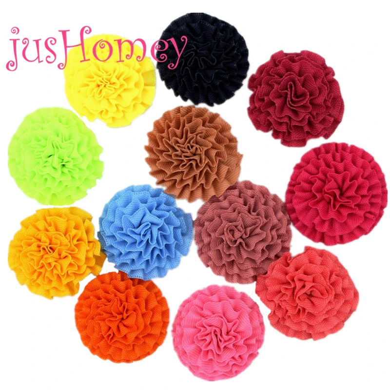 12PCS 40mm Grosgrain Ribbon Puff Flowers Handmade Carnation Mother's Day Gift for DIY Brooch Lapel Pin Hair Supply | Дом и сад