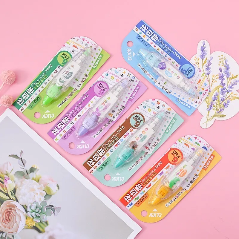 Kawaii сердце животные пресс тип декоративная Корректирующая лента дневник