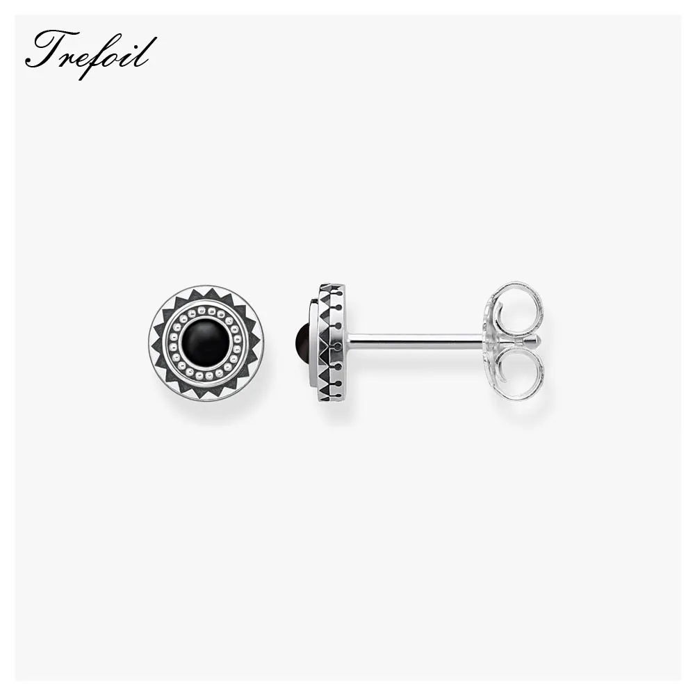 Женские и мужские серьги гвоздики из серебра 925 пробы с камнями|Серьги-гвоздики| |