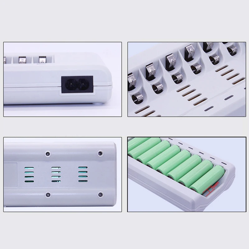 Штепсельная Вилка европейского стандарта 8 разъемов каналов портов 1 6 в Nizn 2 Nimh