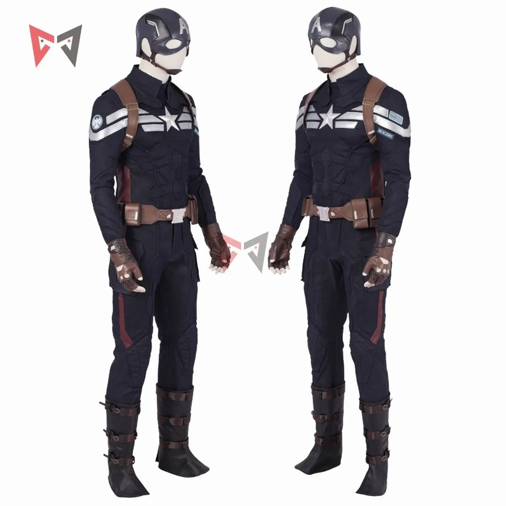 Мстители 4 эндигра Капитан Америка Косплей Костюм Steve Rogers полный комплект костюм для Хэллоуина карнавальный наряд индивидуальный заказ