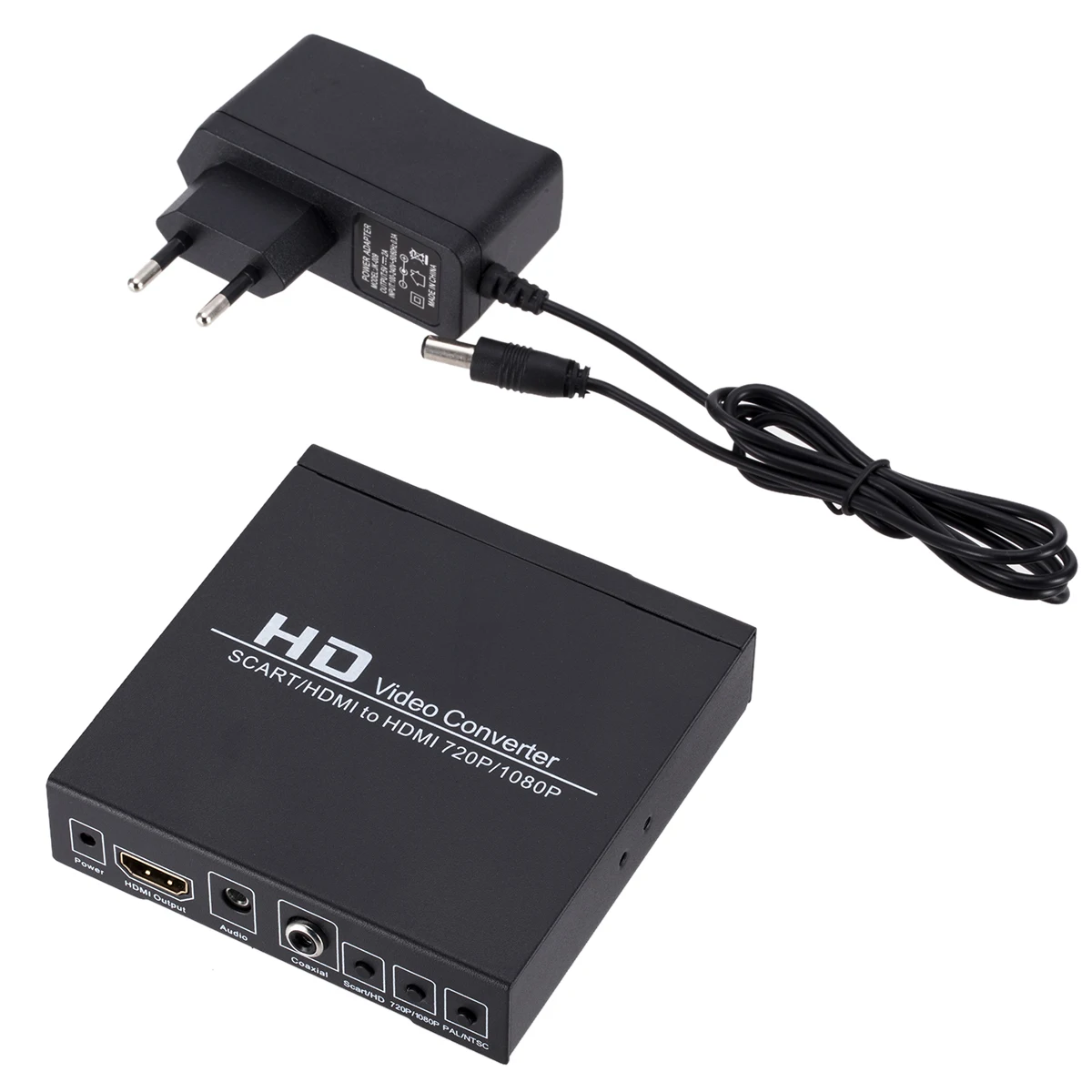 Цифровой адаптер SCART Audio HDMI совместимый с преобразователь Full HD 1080P видео Konverter