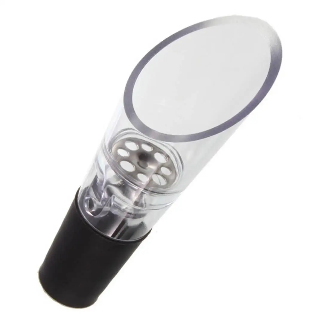 Акриловый красный аэратор для вина Pour Spout Bottle Stopper Decanter Pourer аэрационный
