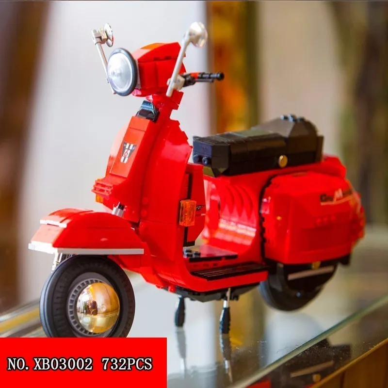 732pcs New Small Sheep Motorcycle XB03002 Spelling Insert Plastic Building Blocks Alpinia Oxyphylla Grain Children Toys | Игрушки и