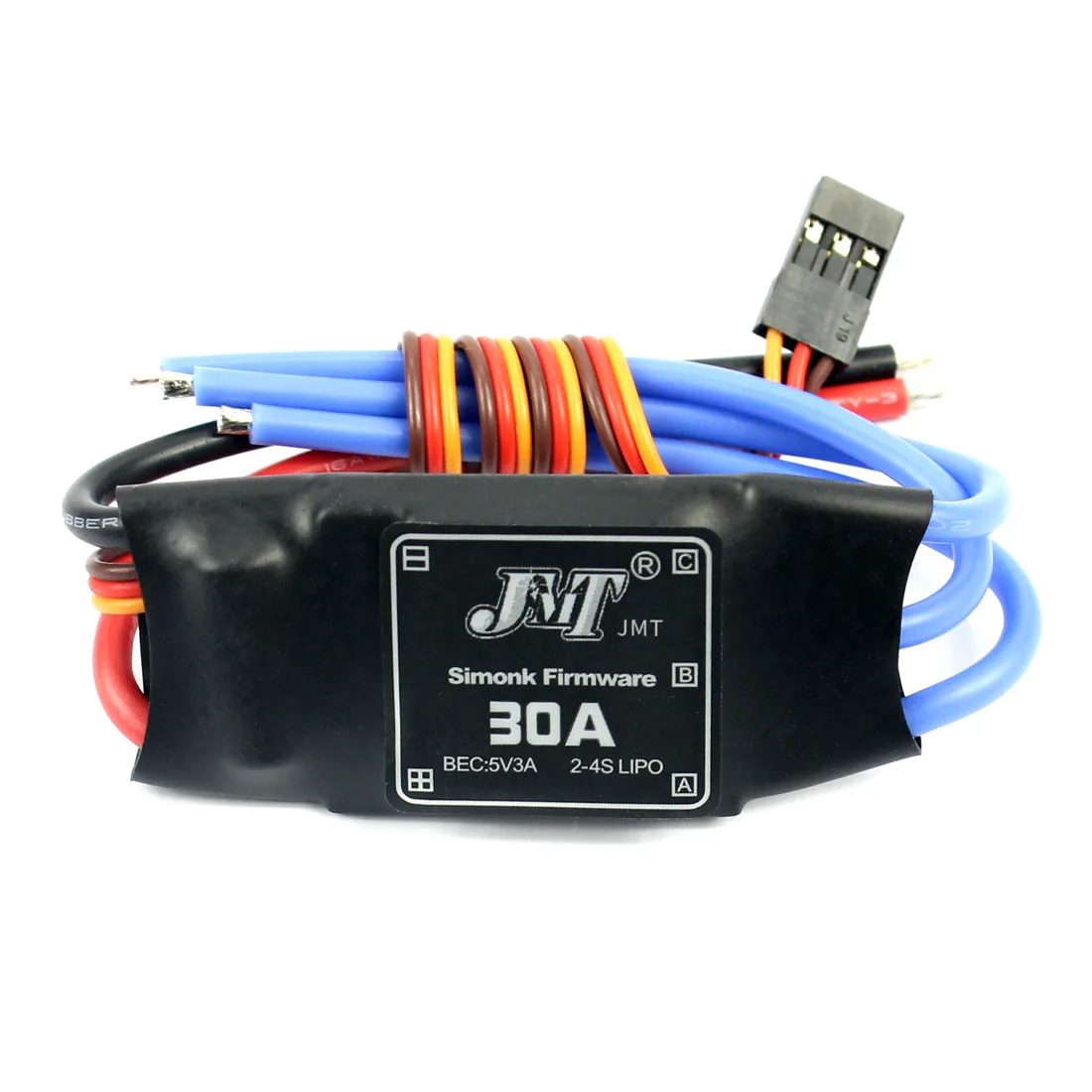 6 шт./лот JMT Simonk прошивка 30A ESC электрический регулятор скорости с 5V 3A BEC для 2