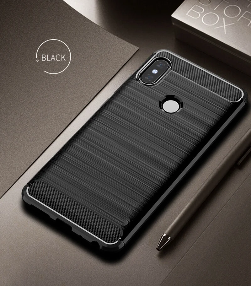 Чехол для Xiaomi Mi A2 силиконовый чехол Lite мягкий из углеродного волокна телефона MiA2