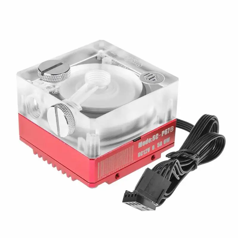 SC P67B DC12V RGB с водяным охлаждением радиатора Тихая водяной насос циркуляционный