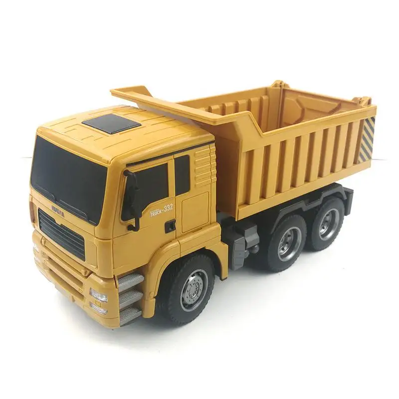 HUINA 332 1:16 полный привод RC самосвал нагрузка 1 кг детский Rc пластиковый грузовик
