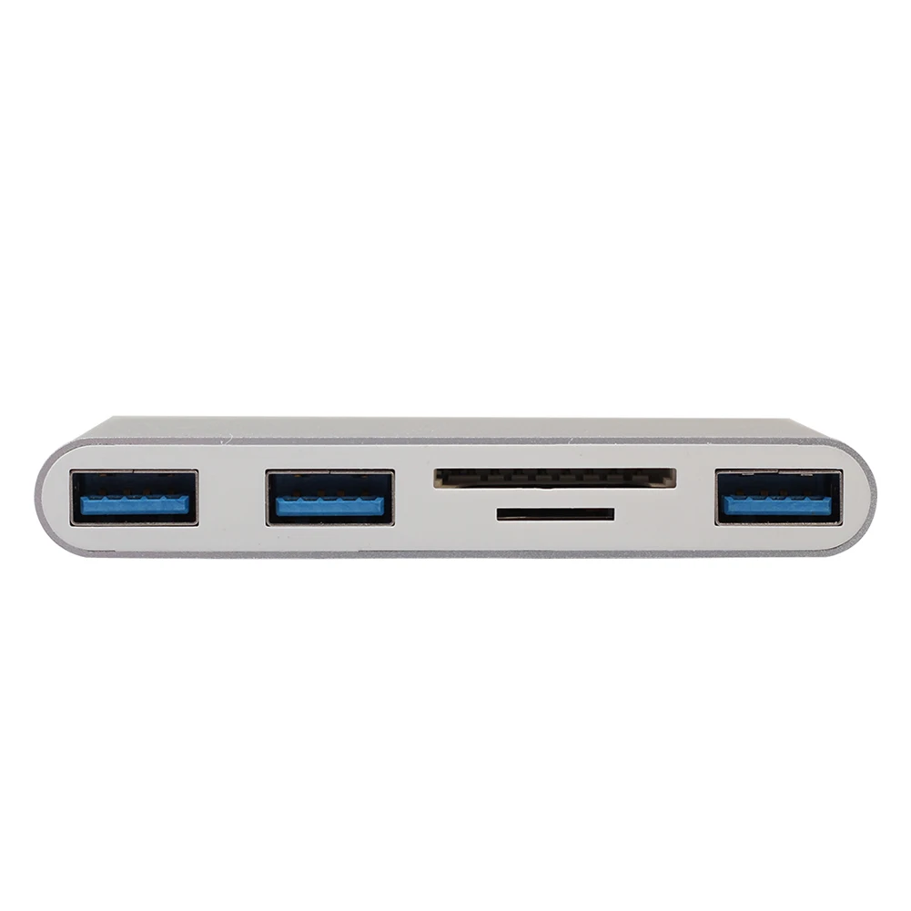 TYPE-C к USB3.0 многопортовый адаптер + SD/TF кардридер для Apple MacBook | Компьютеры и офис