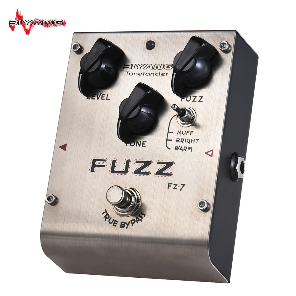 

BIYANG FZ7 Fuzz Guitar Pedal 3 Modes Fuzz Guitar Effect Pedal True Bypass Full Metal Shell Guitar Accessories