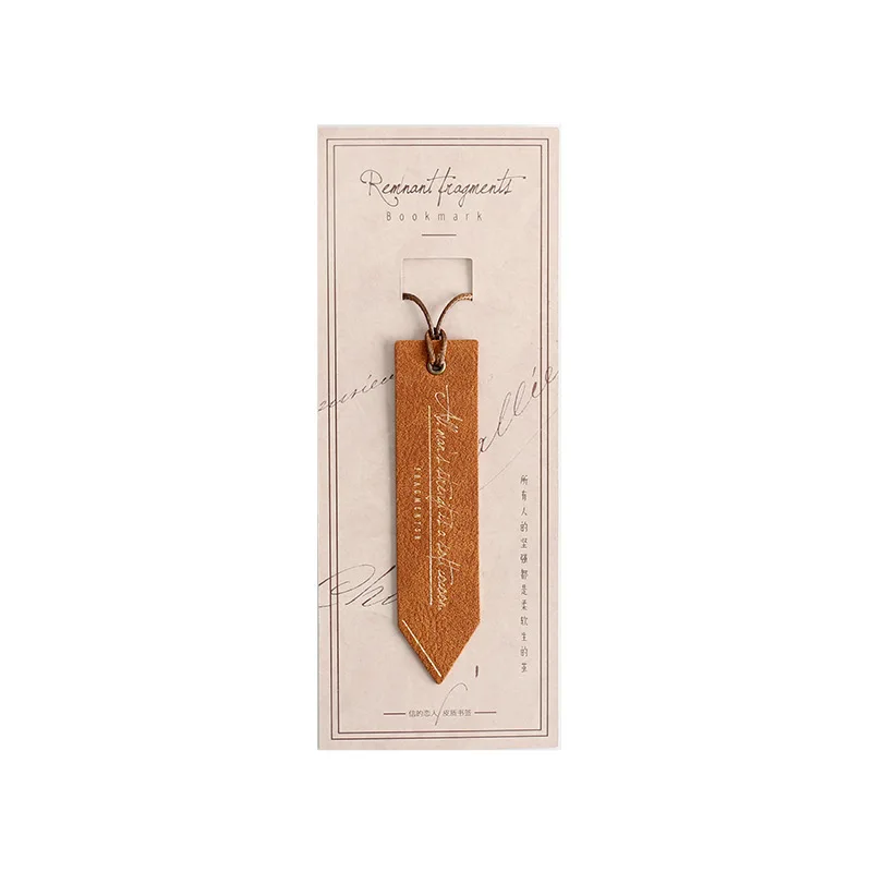 Vintage Retro Leather Magnetic Bookmark Cortex Christmas Gift Birthday Anniversary Personalized Teacher Material Escolar Kawaii |