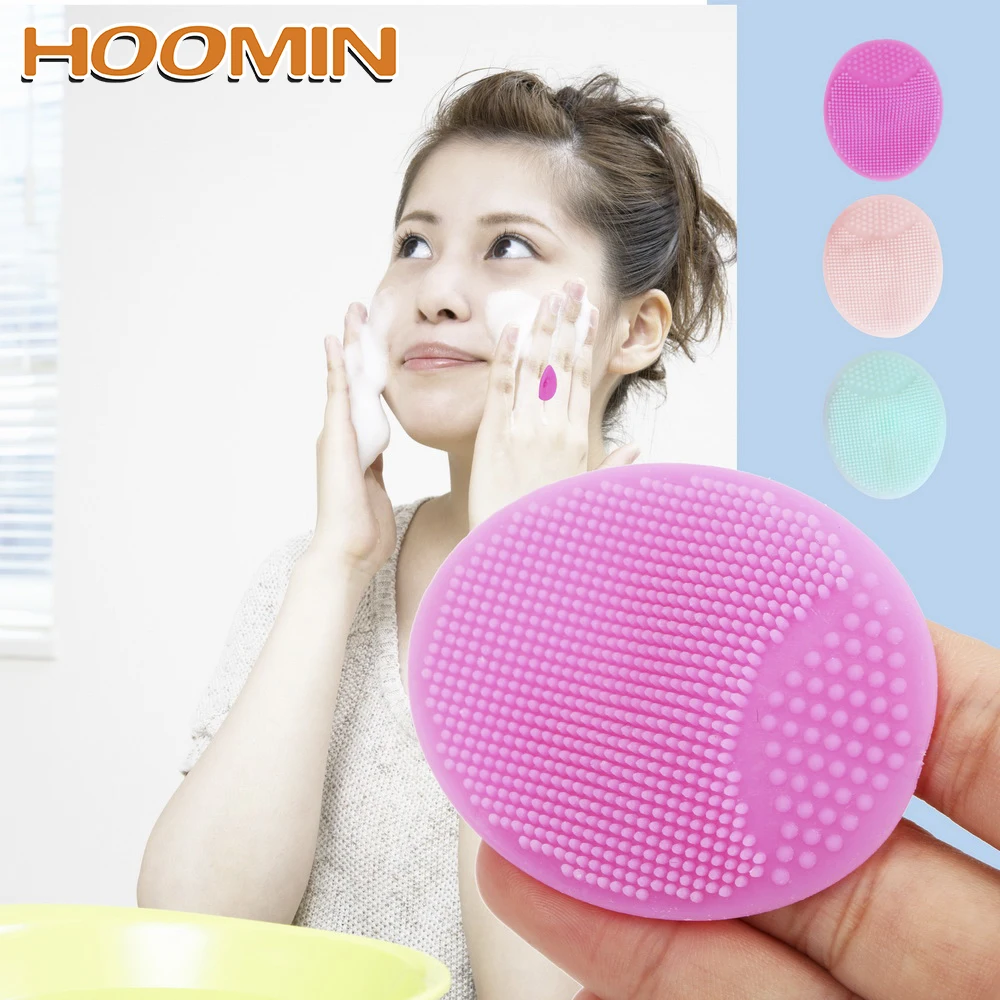 HOOMIN Baby Shower коврик для мытья лица отшелушивания спа губки угрей скрубберы щетка
